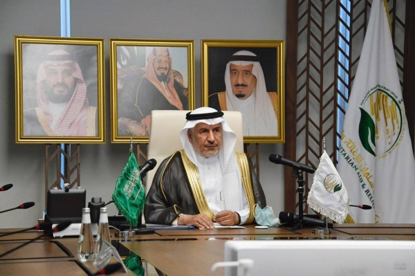 Advisor at the Royal Court and General Supervisor of King Salman Humanitarian Aid and Relief Center (KSrelief) Dr. Abdullah Bin Abdulaziz Al-Rabeeah.