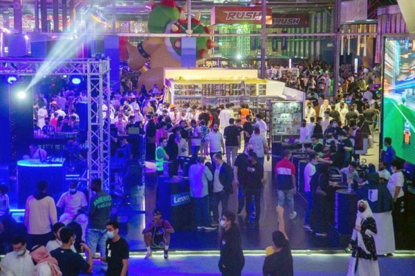 The RUSH festival kicked off Friday in the Riyadh Front Entertainment District, one of the most prominent festivals in the field of electronic games regionally as part of the Riyadh Season 2021.