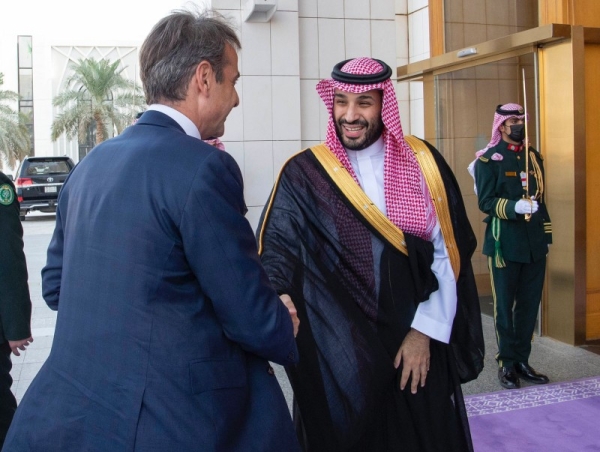 Crown Prince, Greek PM hold key talks in Riyadh