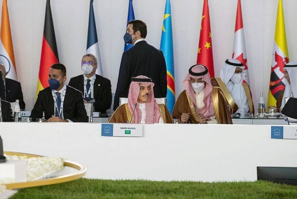 Minister of Foreign Affairs Prince Faisal Bin Farhan Bin Abdullah Saturday participated in the G20 Leaders Summit in the Italian capital, Rome, as part of Saudi Arabia’s delegation participating in attendance.