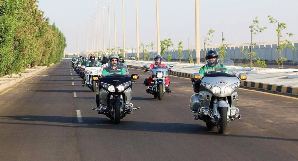 Yanbu bikers participates in event to educate people about city