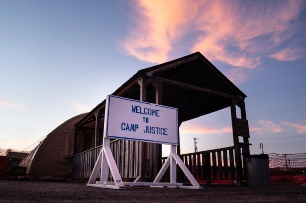 Camp Justice, at the US Navy base at Guantánamo Bay, Cuba, houses the court for detainees charged with war crimes.