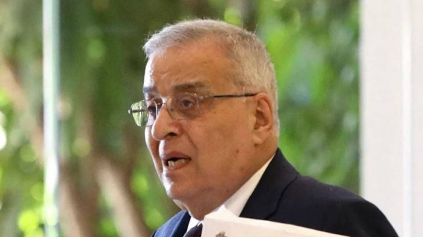 File photo of the Lebanese Foreign Minister Abdallah Bou Habib