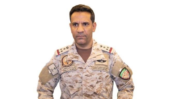 Official spokesperson of the Arab Coalition forces Brig. Gen.Turki Al-Maliki.