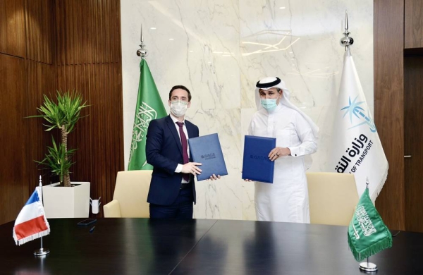 Minister of Transport and Logistics and Chairman of the Board of Directors of the General Authority of Civil Aviation Eng. Saleh Bin Nasser Al-Jasser, signed Sunday with the French Minister of Transport, Jean-Baptiste Gibbari, a joint cooperation agreement between the two countries.