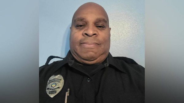 Officer Keith Pool says his former police chief left the racist note on his desk in June.