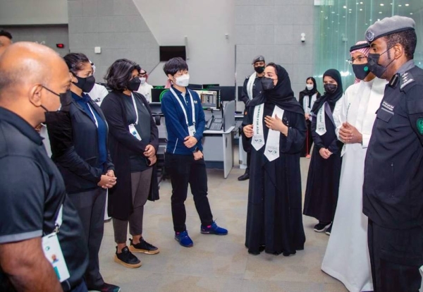 The Asian delegation inspects the facilities of one of the 2027 Saudi Arabia stadiums in Riyadh.