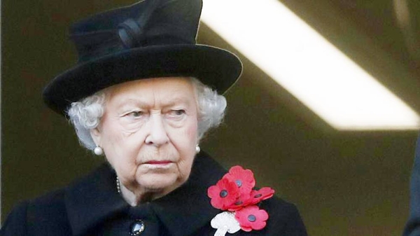 Queen Elizabeth II has sprained her back and will not attend the Remembrance Sunday service in central London to remember Britain’s war dead, Buckingham Palace said Sunday.
