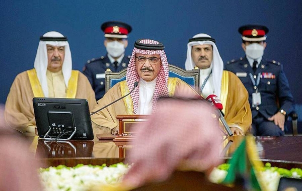 Minister of Interior Prince Abdulaziz Bin Saud Bin Naif, in his speech, conveyed the greetings of Custodian of the Two Holy Mosques King Salman and Crown Prince Muhammad Bin Salman, deputy prime minister and minister of defense, to the attendees and their wishes of success to them.