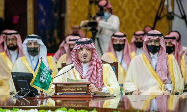 Minister of Interior Prince Abdulaziz Bin Saud Bin Naif, in his speech, conveyed the greetings of Custodian of the Two Holy Mosques King Salman and Crown Prince Muhammad Bin Salman, deputy prime minister and minister of defense, to the attendees and their wishes of success to them.