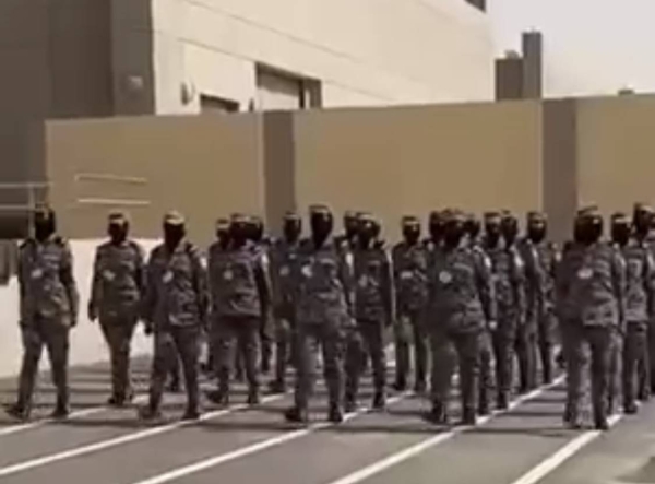 The video of Saudi female soldiers participating in a military parade and one offering a smart saluting went viral on the social media.