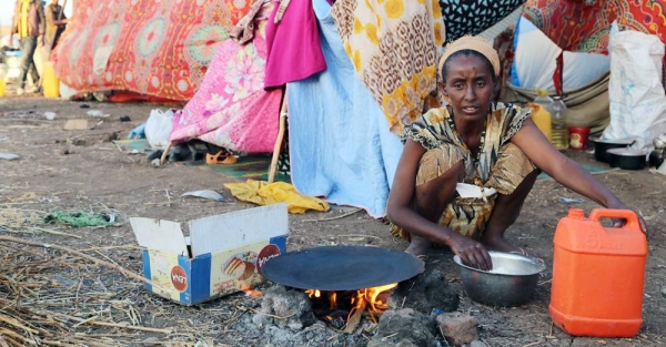 Tens of thousands of Ethiopians have been displaced by the ongoing conflict in the Tigray region. — courtesy WFP/Leni Kinzli