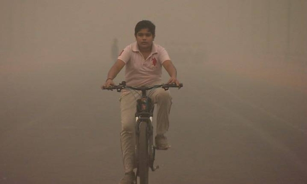 A toxic haze has smothered Delhi since the festival of Diwali.