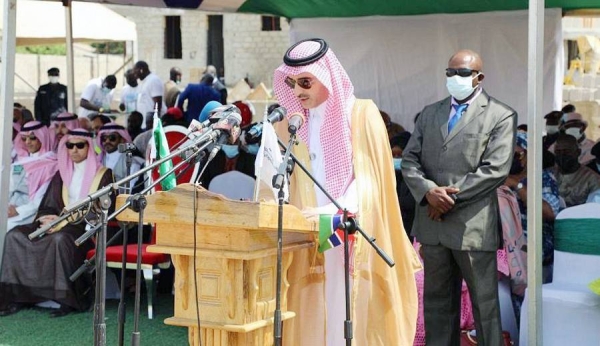 Vice President of the Republic of Gambia, Isatou Touray and the CEO of the Saudi Fund for Development (SFD) Sultan Bin Abdurrahman Al-Marshad inaugurated a project to rehabilitate and develop Banjul International Airport in the Republic of Gambia.