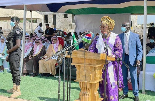 Vice President of the Republic of Gambia, Isatou Touray and the CEO of the Saudi Fund for Development (SFD) Sultan Bin Abdurrahman Al-Marshad inaugurated a project to rehabilitate and develop Banjul International Airport in the Republic of Gambia.