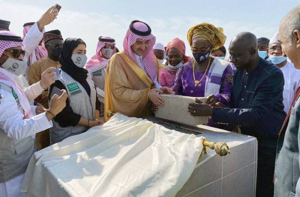 Vice President of the Republic of Gambia, Isatou Touray and the CEO of the Saudi Fund for Development (SFD) Sultan Bin Abdurrahman Al-Marshad inaugurated a project to rehabilitate and develop Banjul International Airport in the Republic of Gambia.