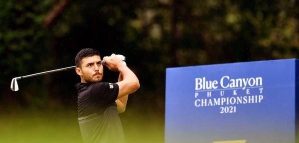 Faisal Al Salhab of Saudi Arabia pictured on Nov. 25, 2021, during round one of the Asian Tour’s Blue Canyon Phuket Championship 2021 at the Blue Canyon Country Club, (Canyon Course), with a prize fund of $1 Million.  — courtesy Paul Lakatos/Asian Tour.