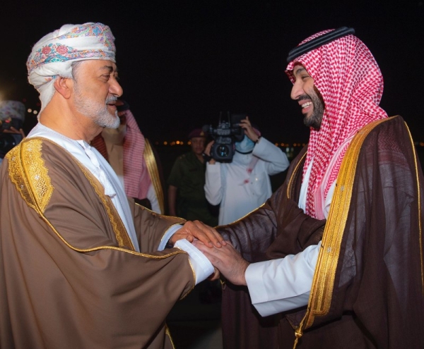 Crown Prince arrives in Oman