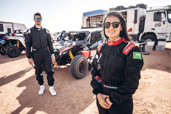 Jakub Przygonski & Timo Gottschalk racing at Hail Rally during the shakedown in Hail, Saudi Arabia on December 7, 2021.