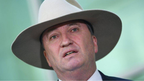 Barnaby Joyce says he has mild symptoms so far.