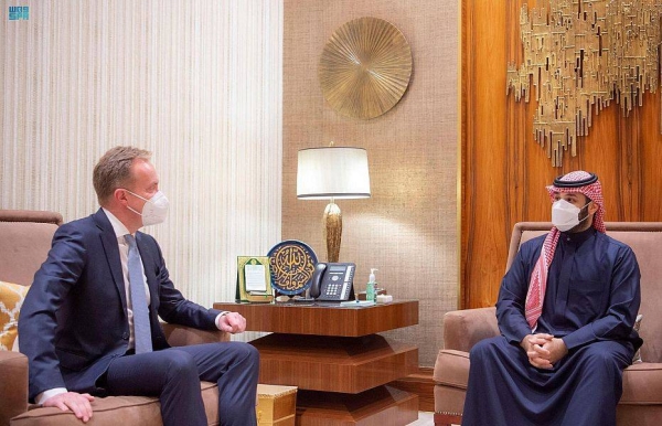 Crown Prince, World Economic Forum President discuss partnership opportunities