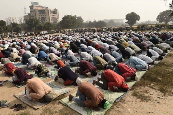 Gurgaon is home to an estimated 500,000 Muslims, mostly migrant workers

