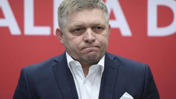 Leader of the Smer-Social Democracy party Robert Fico