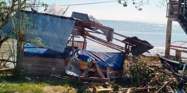 Typhoon Odette, known locally as Rai, hit Eastern Visayas and North Mindanao, Philippines on Dec. 16 and 17, 2021. — courtesy UNICEF