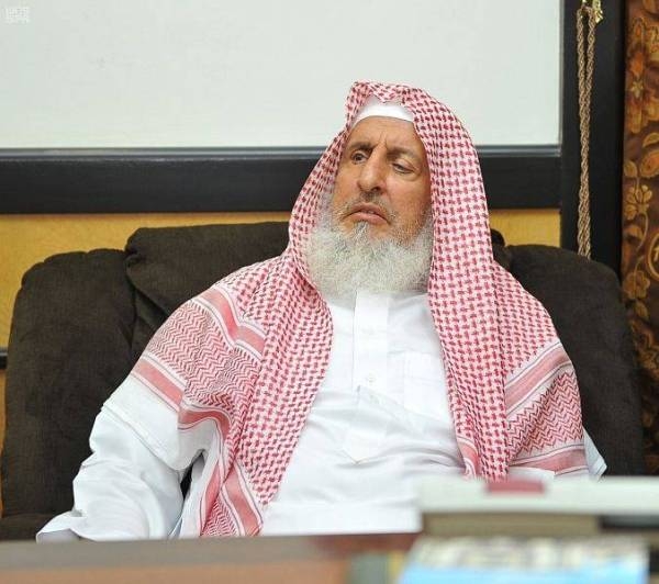 Saudi Arabia’s Grand Mufti and Chairman of the Council of Senior Scholars Sheikh Abdul Aziz Al-Sheikh