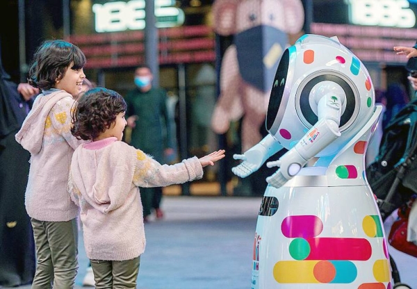 Boulevard Riyadh City Zone, one of the 2021 Riyadh Season Zones, has attracted visitors through launching 15 robots that speak the slang Arabic of Saudi Arabia.