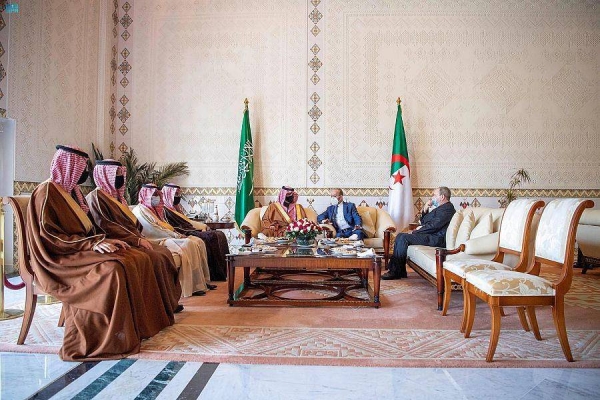 Saudi interior minister arrives in Algeria
