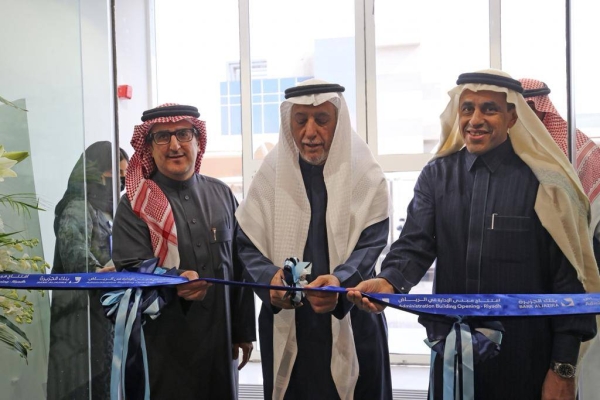Eng. Tariq Al-Qasabi, Chairman of the Board, Eng. Abdulmajeed Al-Sultan, Deputy Chairman, Mr. Naif AlAbdulkareem, CEO and MD during the inauguration.