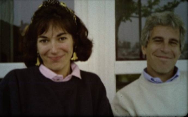 Ghislaine Maxwell with Jeffrey Epstein.