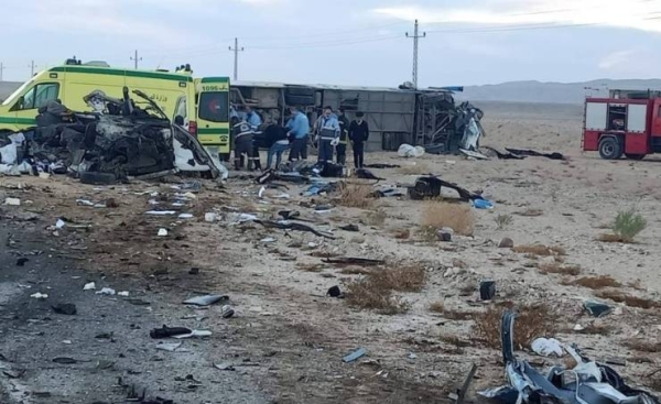 At least 16 killed in car crash in Egypt’s Sinai