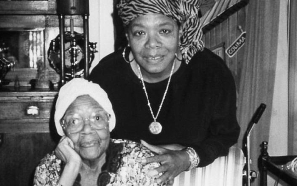 Maya Angelou and her mother Vivian Baxter