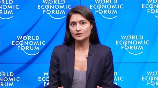 File photo of Saadia Zahidi, managing director World Economic Forum.