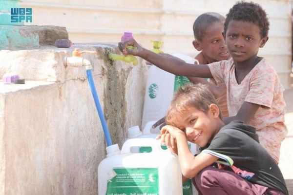 As many as 8,400 individuals benefited from the water distribution project.