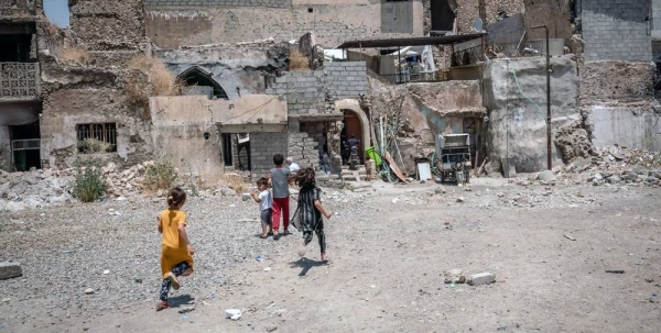 Children play in a neighborhood ravaged by conflict in Iraq. — courtesy UNICEF/UN0330643/Anmar