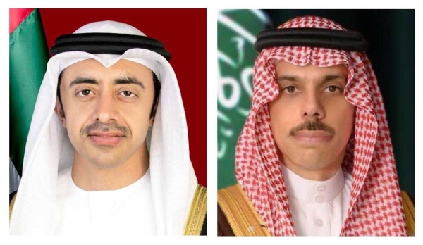 Minister of Foreign Affairs Prince Faisal Bin Farhan, in a phone call with his UAE counterpart Sheikh Abdullah Bin Zayed Al-Nahyan, reaffirmed on Monday Saudi Arabia’s full solidarity with the United Arab Emirates (UAE).