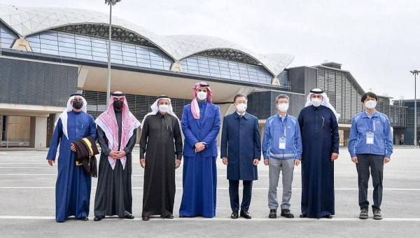 President of the Republic of Korea Moon Jae-in and his accompanying delegation Wednesday visited one of the stations of the Riyadh Metro project.