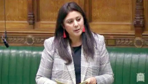 Nusrat Ghani, 49, speaking at the House of Commons in this file photo.