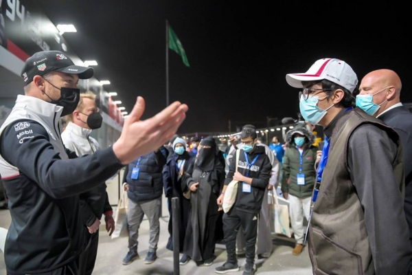 The ABB FIA Formula E World Championship welcomed children with autism to the Diriyah track ahead of the Season 8 opening race on Friday. Photographer Peter Minnig