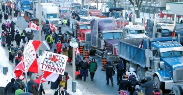 Dozens of truckers arrived in Ottawa over the weekend as part of a so-called 