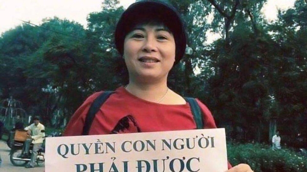 Vietnamese rights campaigner Nguyen Thuy Hanh was placed on house arrest for 10 days last year.
