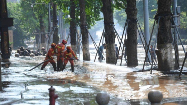 The Yangtze river saw the heaviest rainfall since 1961.
