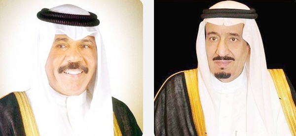 Kuwaiti Emir, Crown Prince congratulate King Salman on Founding Day