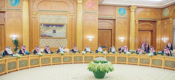 The Custodian of the Two Holy Mosques King Salman chaired the Council of Ministers session at Al-Yamamah Palace in Riyadh Tuesday.