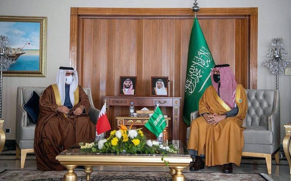 Minister of Interior Prince Abdulaziz Bin Saud Bin Naif received here Wednesday Ministers of Interior of Arab and Gulf countries.