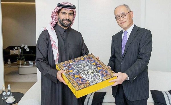 Minister of Culture Prince Badr Bin Abdullah Bin Farhan received here Sunday Ambassador of Japan Iwai Fumio on Sunday.