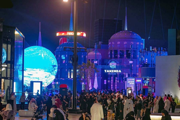 The number of visitors to Riyadh Season has increased within eight days to more than one million visitors, bringing the visitors’ tally to more than 13 million.